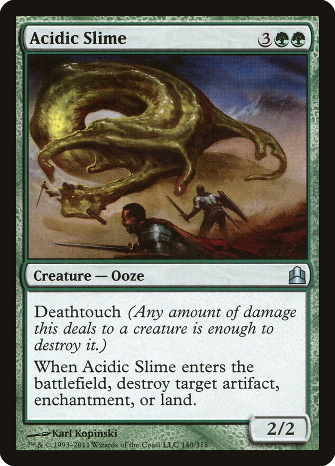 Acidic Slime [Commander 2011] | Black Swamp Games