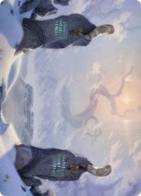 Snow-Covered Plains (276) Art Card [Kaldheim Art Series] | Black Swamp Games