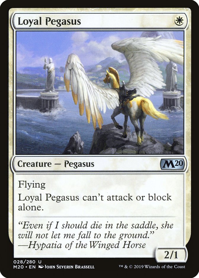 Loyal Pegasus [Core Set 2020] | Black Swamp Games