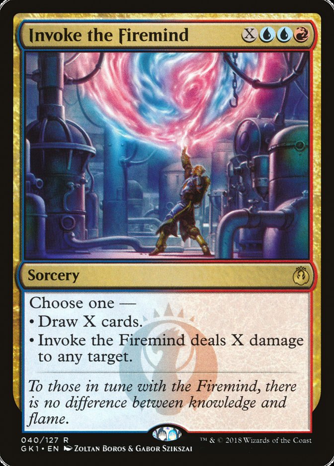 Invoke the Firemind [Guilds of Ravnica Guild Kit] | Black Swamp Games
