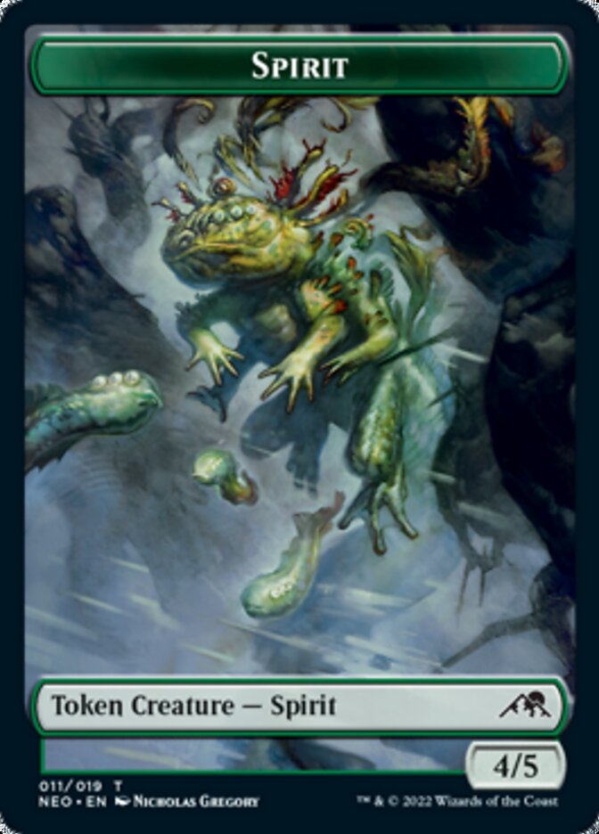 Spirit Token (011) [Kamigawa: Neon Dynasty Tokens] | Black Swamp Games