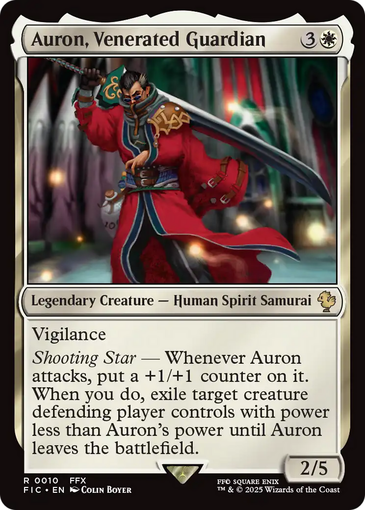 Auron, Venerated Guardian [FINAL FANTASY Commander] | Black Swamp Games