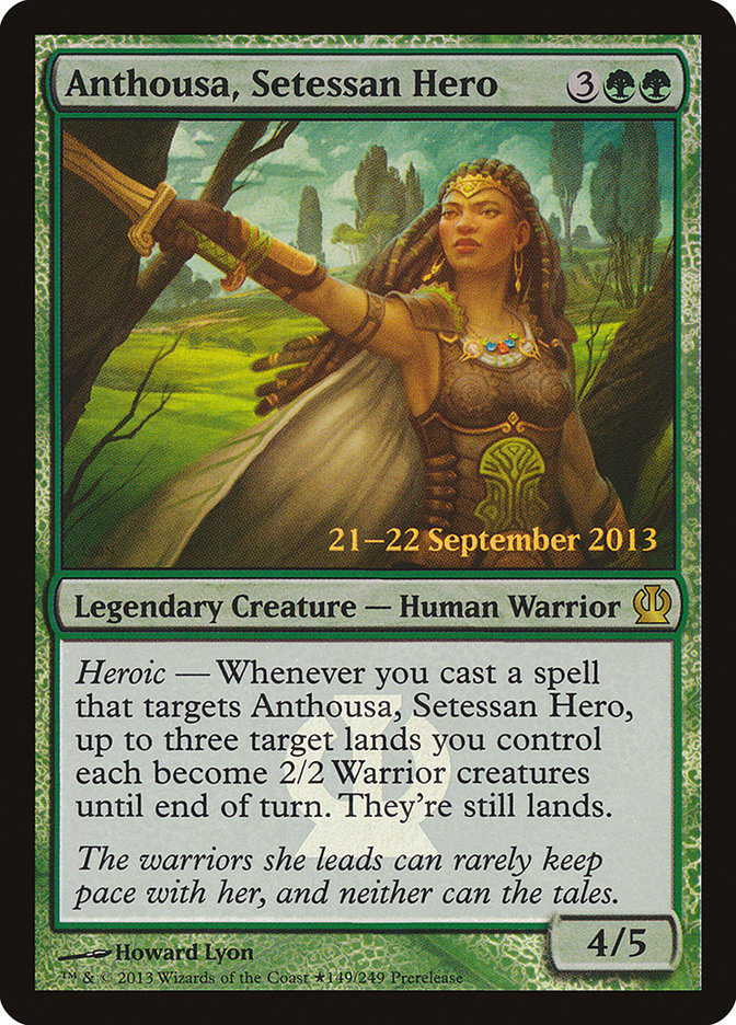 Anthousa, Setessan Hero [Theros Prerelease Promos] | Black Swamp Games