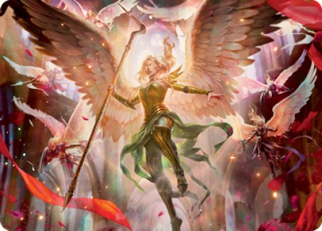 Sigarda's Summons Art Card [Innistrad: Crimson Vow Art Series] | Black Swamp Games