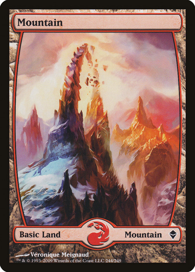 Mountain (244) [Zendikar] | Black Swamp Games