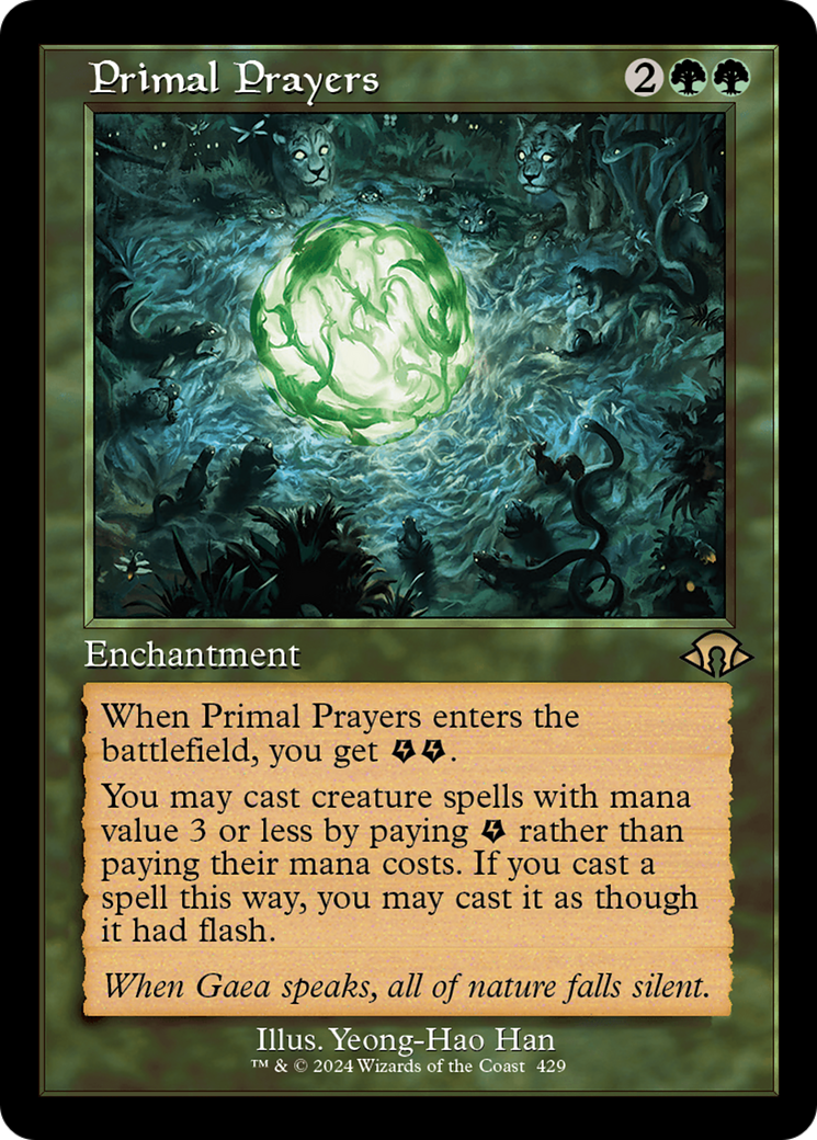 Primal Prayers (Retro) [Modern Horizons 3] | Black Swamp Games
