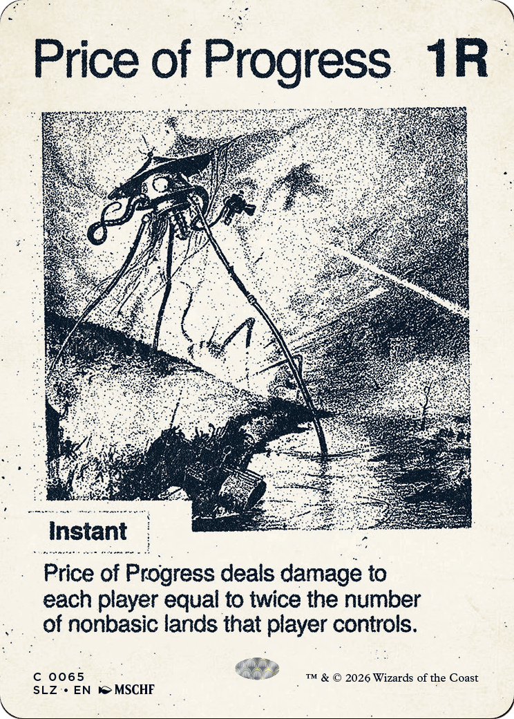 Price of Progress (0065) [Secret Lair x MSCHF: The Zeta Set] | Black Swamp Games