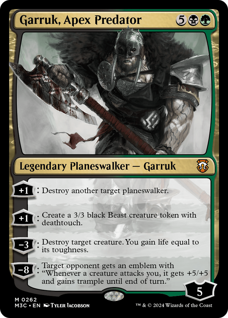 Garruk, Apex Predator (Ripple Foil) [Modern Horizons 3 Commander] | Black Swamp Games