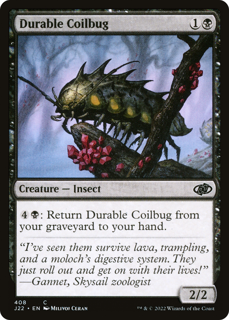Durable Coilbug [Jumpstart 2022] | Black Swamp Games