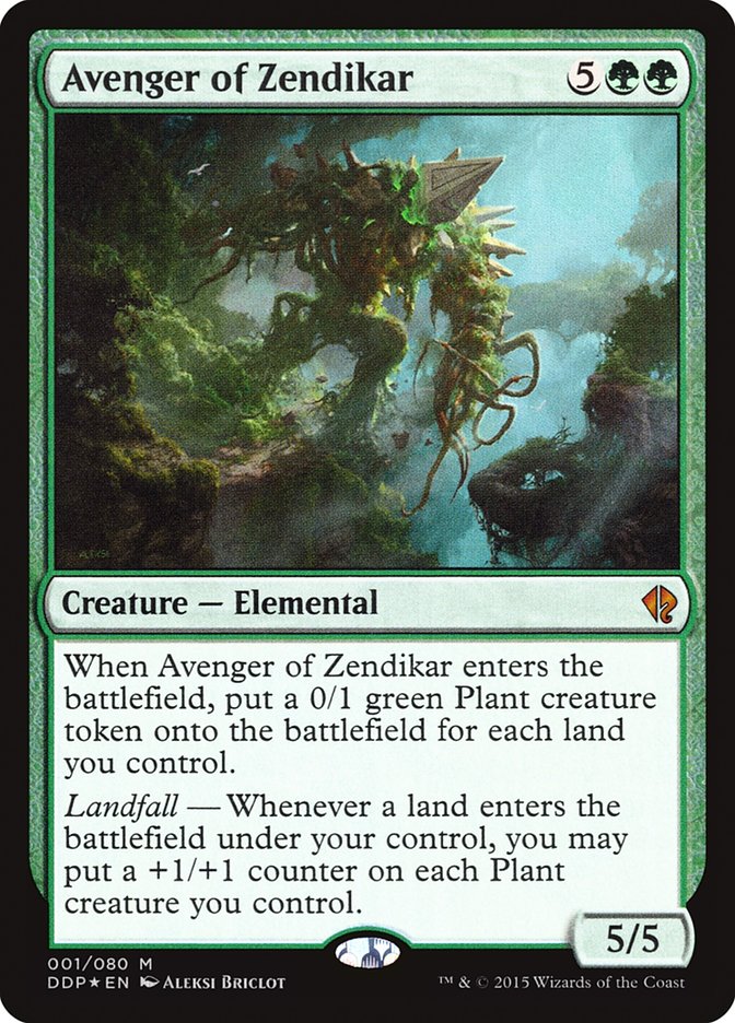 Avenger of Zendikar [Duel Decks: Zendikar vs. Eldrazi] | Black Swamp Games