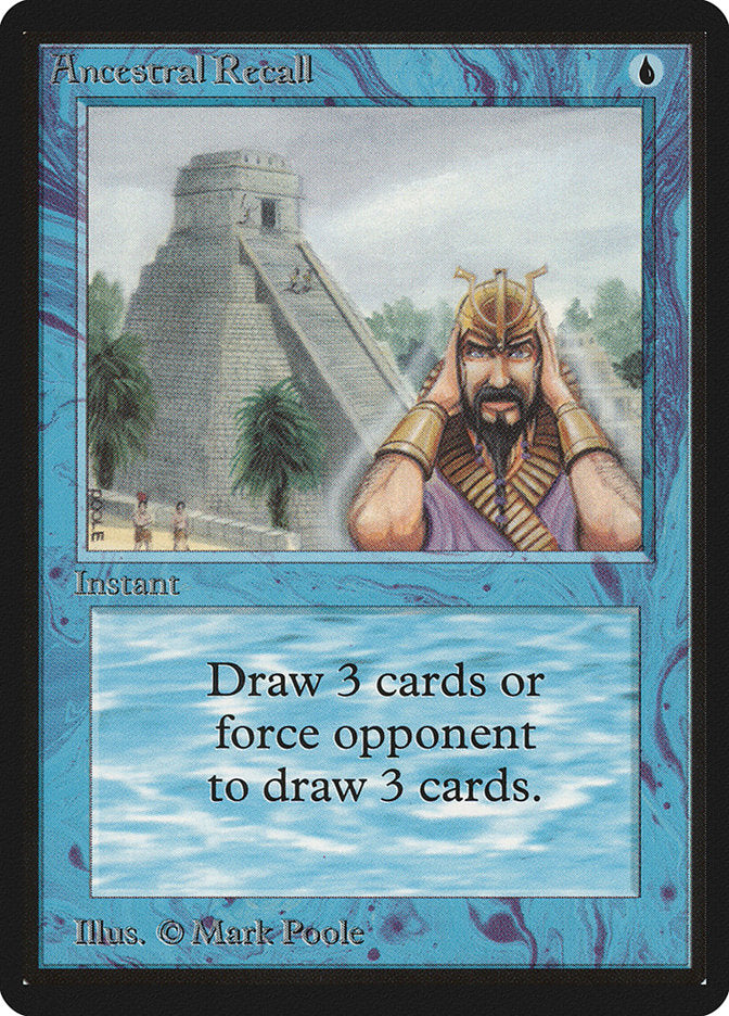 Ancestral Recall [Beta Edition] | Black Swamp Games