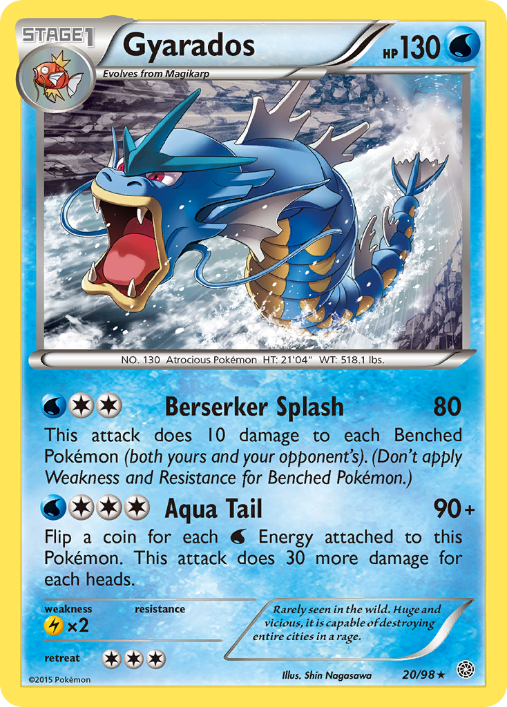 Gyarados (20/98) [XY: Ancient Origins] | Black Swamp Games