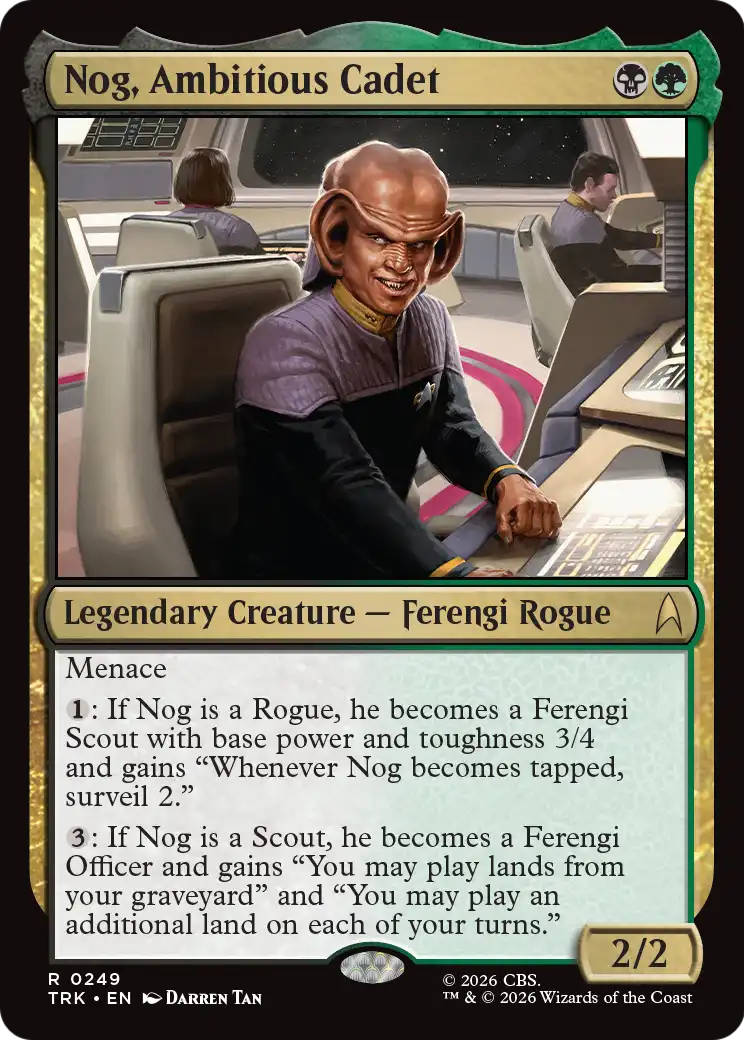 Nog, Ambitious Cadet [Star Trek] | Black Swamp Games