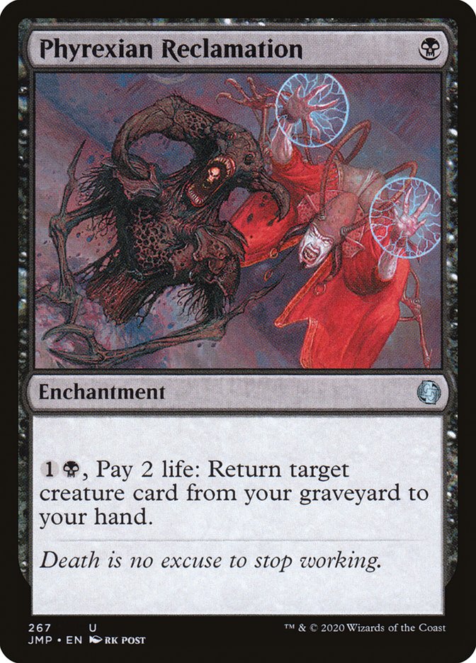Phyrexian Reclamation [Jumpstart] | Black Swamp Games