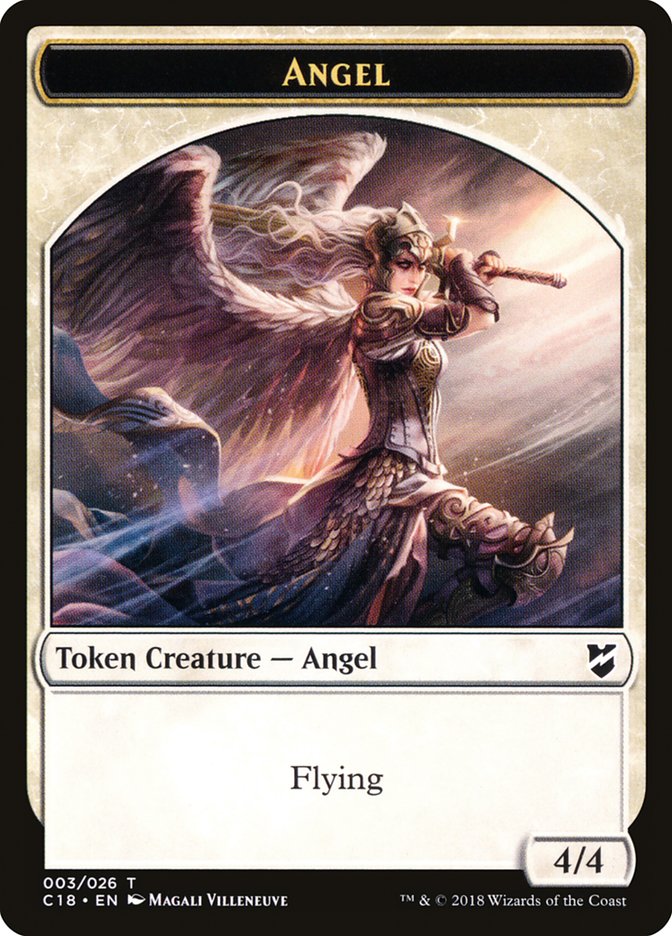 Angel Token [Commander 2018 Tokens] | Black Swamp Games