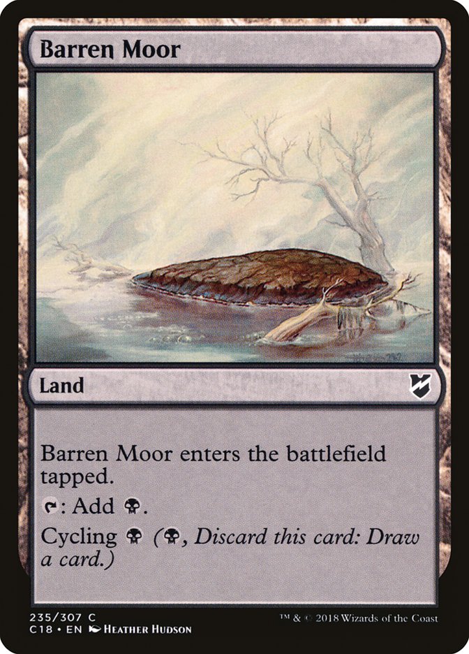 Barren Moor [Commander 2018] | Black Swamp Games