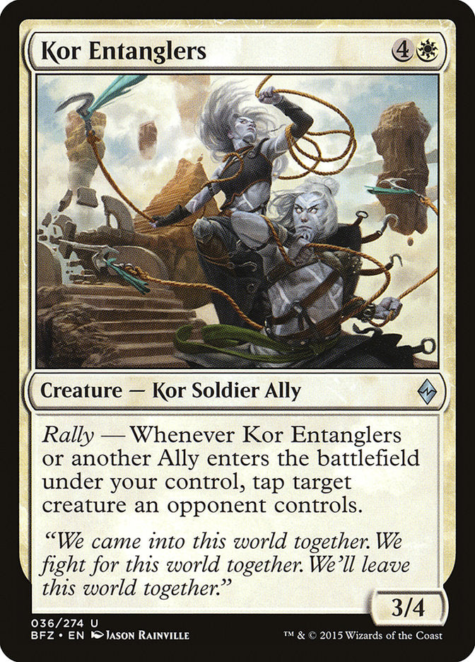 Kor Entanglers [Battle for Zendikar] | Black Swamp Games