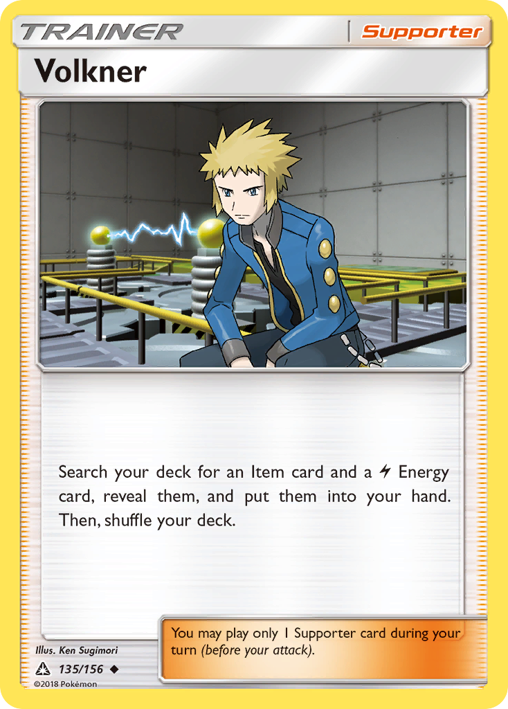Volkner (135/156) [Sun & Moon: Ultra Prism] | Black Swamp Games