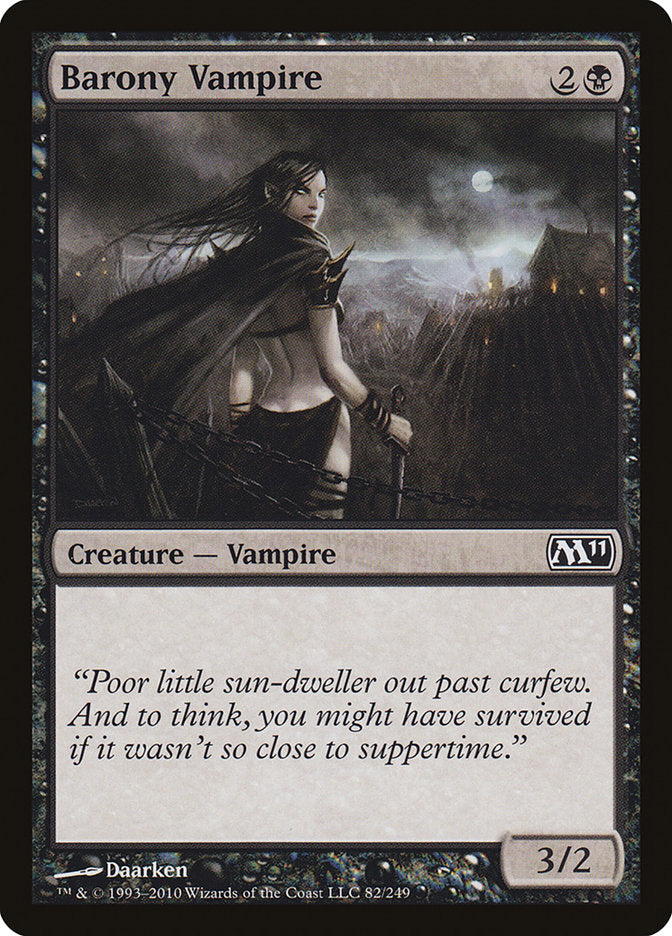 Barony Vampire [Magic 2011] | Black Swamp Games