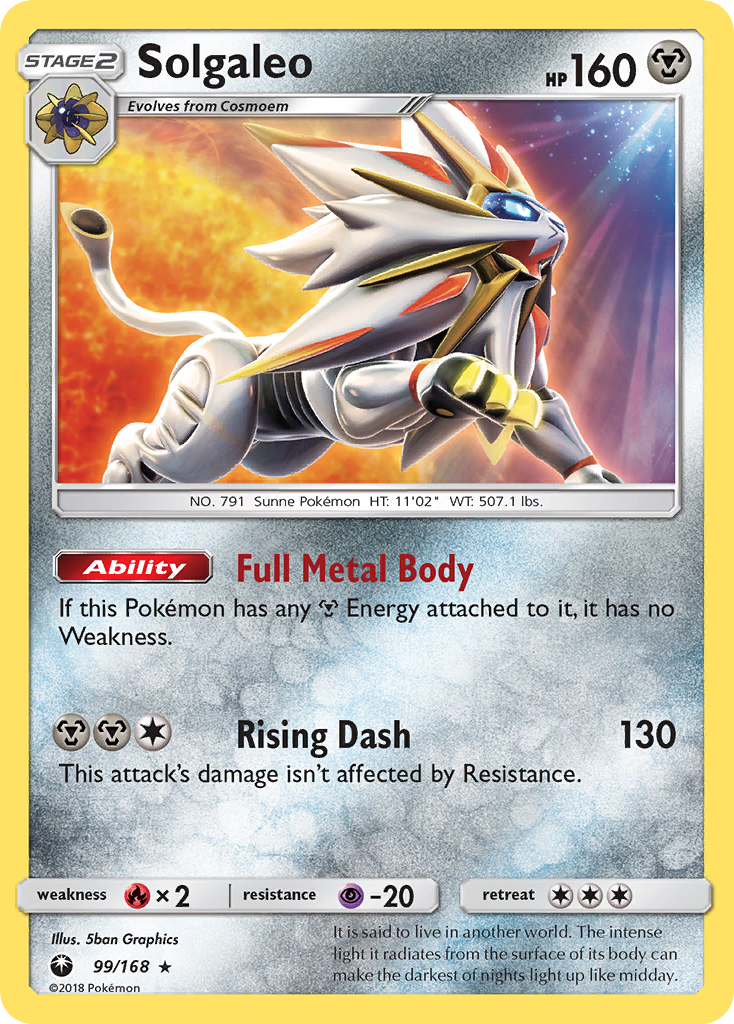 Solgaleo (99/168) [Sun & Moon: Celestial Storm] | Black Swamp Games