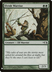 Elvish Warrior [Mystery Booster] | Black Swamp Games