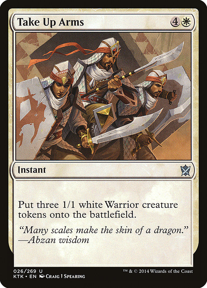 Take Up Arms [Khans of Tarkir] | Black Swamp Games