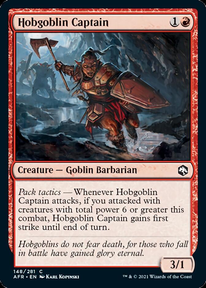 Hobgoblin Captain [Dungeons & Dragons: Adventures in the Forgotten Realms] | Black Swamp Games