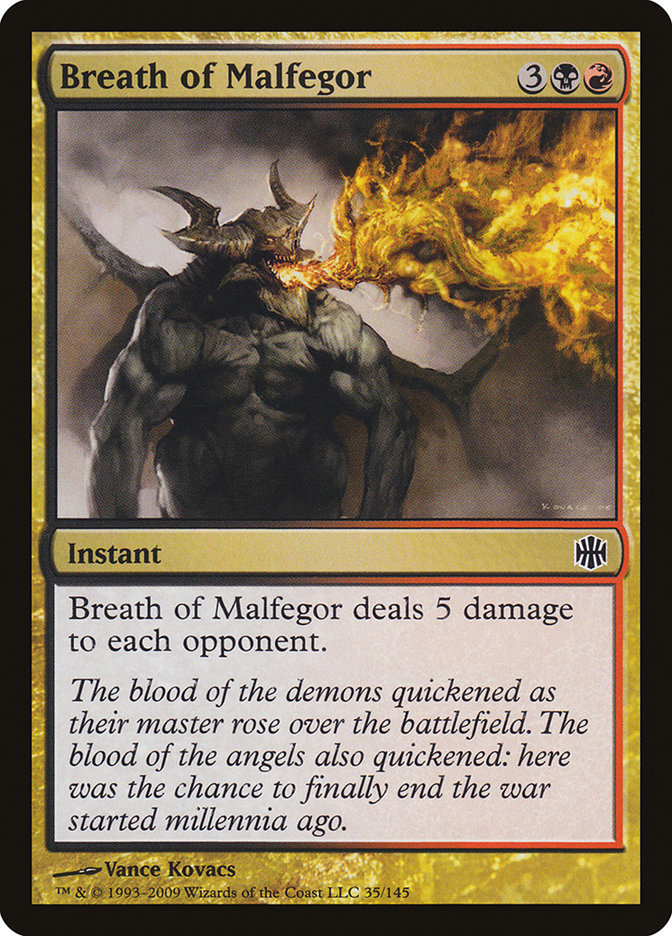 Breath of Malfegor [Alara Reborn] | Black Swamp Games