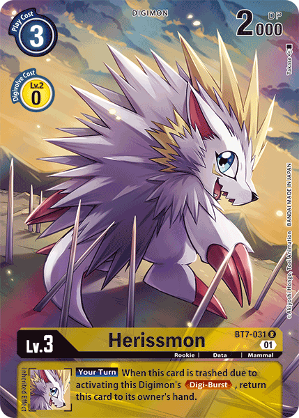 Herissmon [BT7-031] (Alternate Art) [Next Adventure] | Black Swamp Games