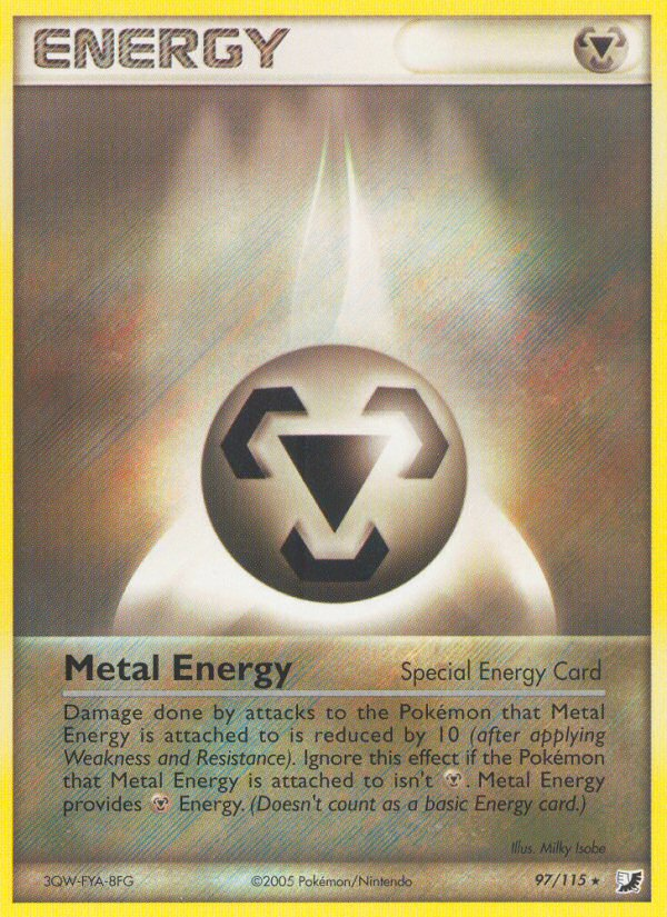 Metal Energy (97/115) [EX: Unseen Forces] | Black Swamp Games