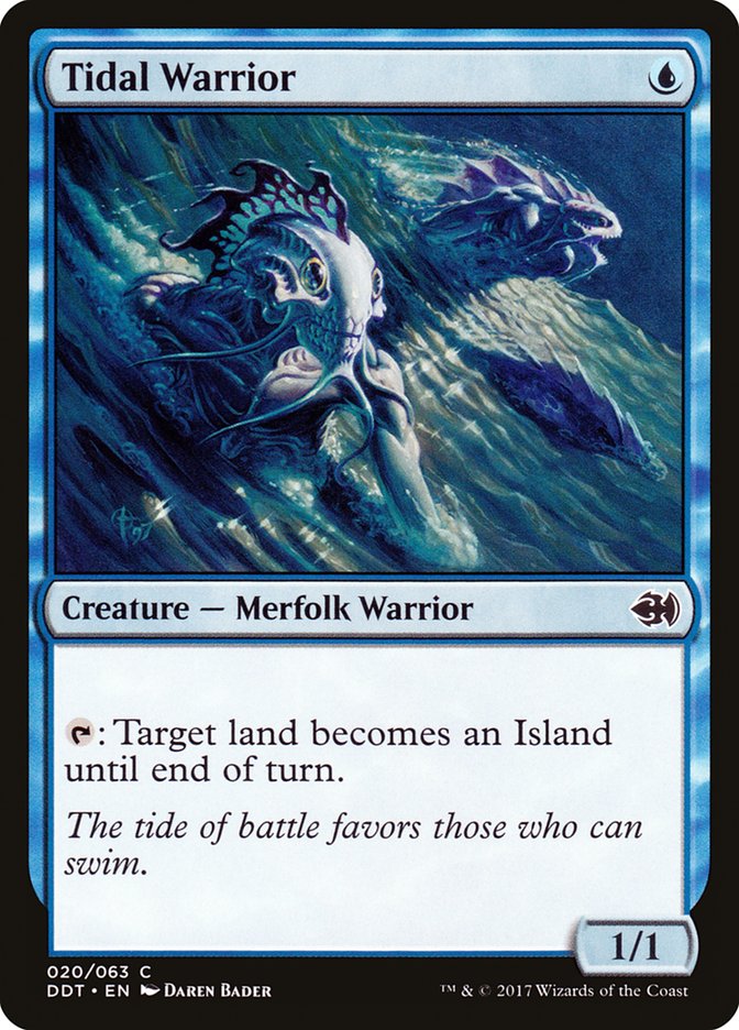 Tidal Warrior [Duel Decks: Merfolk vs. Goblins] | Black Swamp Games