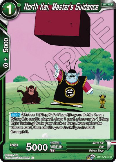 North Kai, Master's Guidance (BT15-081) [Saiyan Showdown] | Black Swamp Games