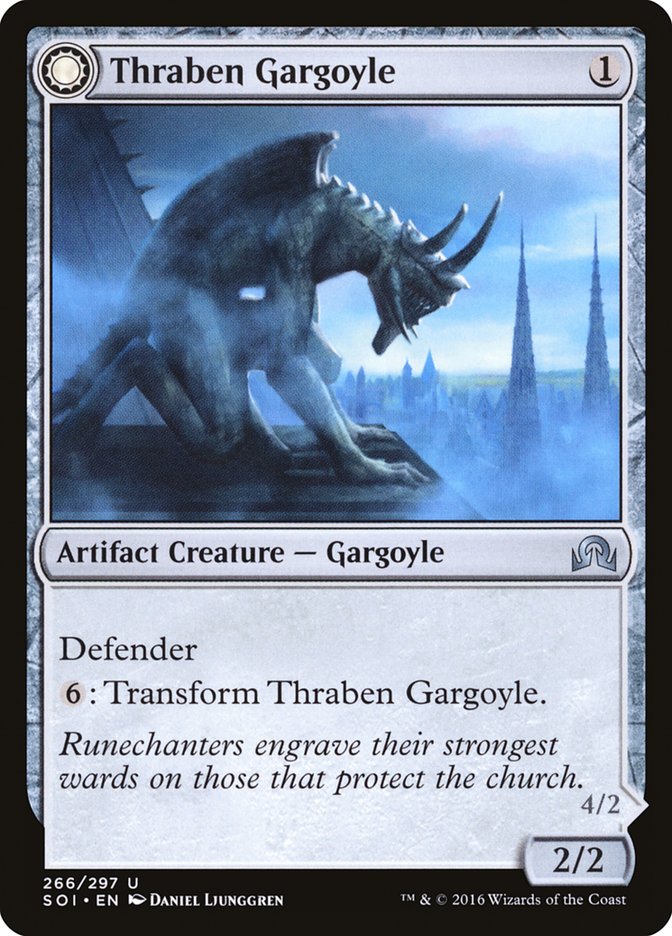 Thraben Gargoyle // Stonewing Antagonizer [Shadows over Innistrad] | Black Swamp Games