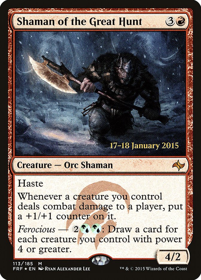 Shaman of the Great Hunt [Fate Reforged Prerelease Promos] | Black Swamp Games