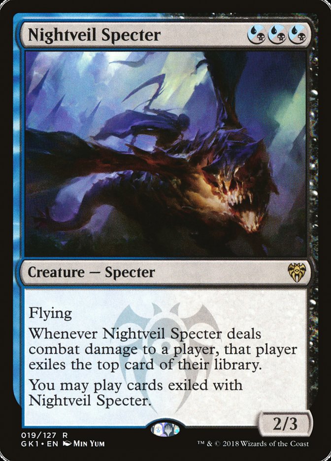 Nightveil Specter [Guilds of Ravnica Guild Kit] | Black Swamp Games