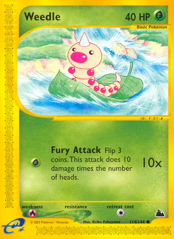 Weedle (114/144) [Skyridge] | Black Swamp Games