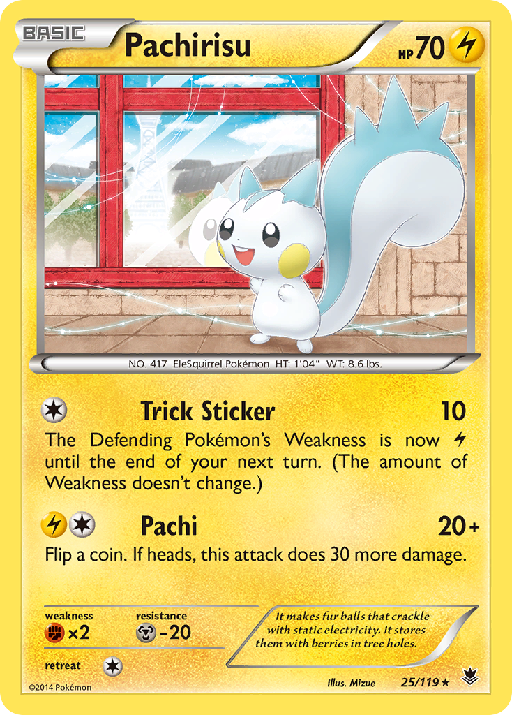 Pachirisu (25/119) [XY: Phantom Forces] | Black Swamp Games