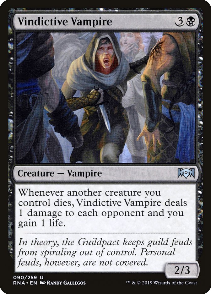 Vindictive Vampire [Ravnica Allegiance] | Black Swamp Games
