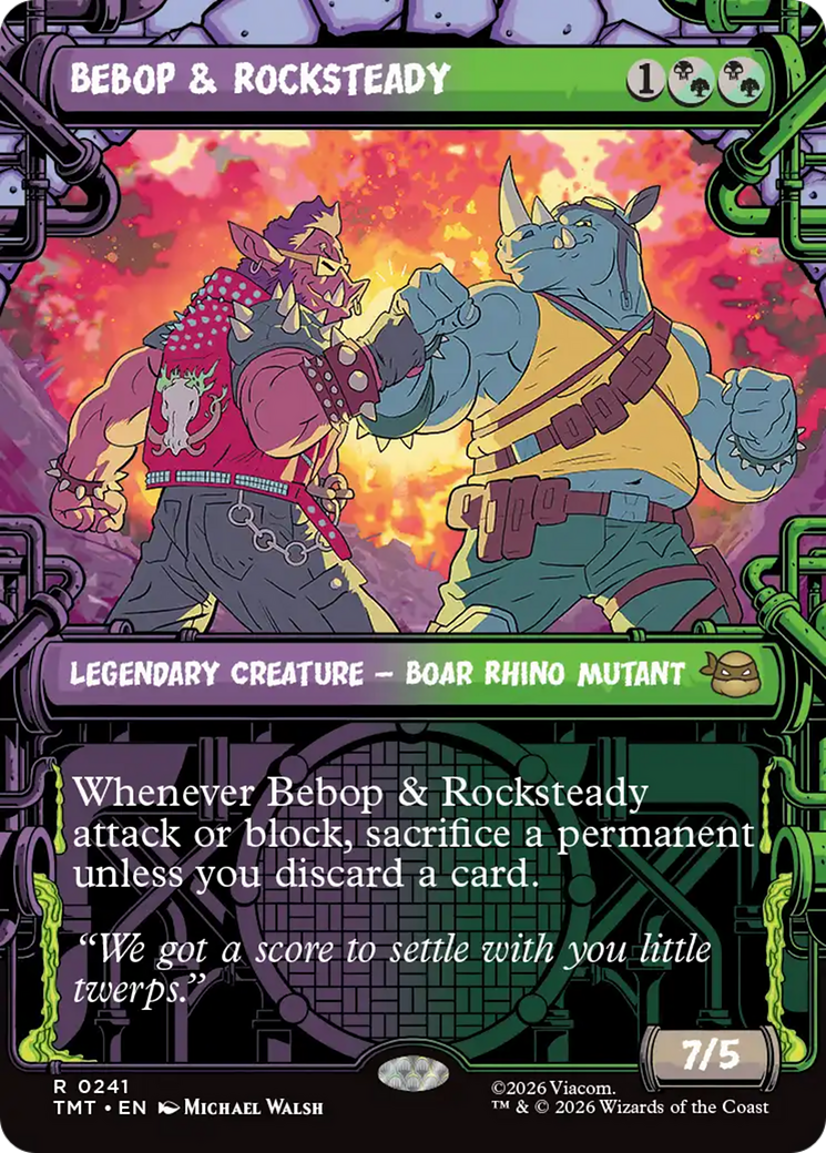 Bebop & Rocksteady (Showcase) [Teenage Mutant Ninja Turtles] | Black Swamp Games