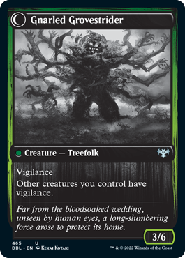 Dormant Grove // Gnarled Grovestrider [Innistrad: Double Feature] | Black Swamp Games