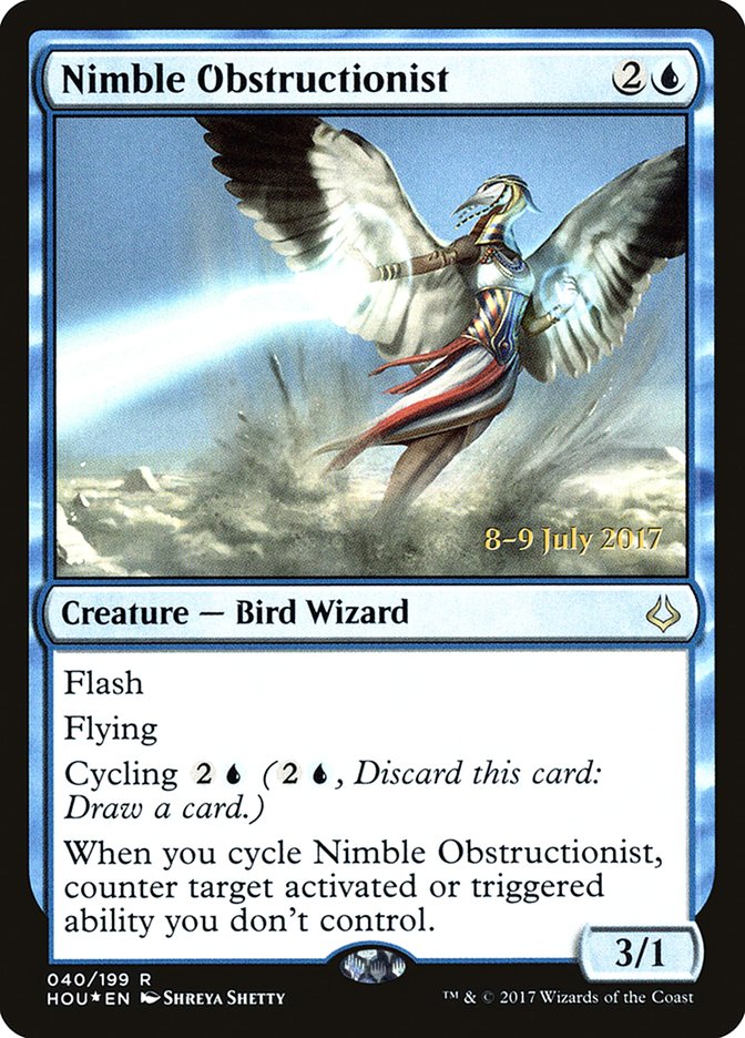 Nimble Obstructionist [Hour of Devastation Prerelease Promos] | Black Swamp Games