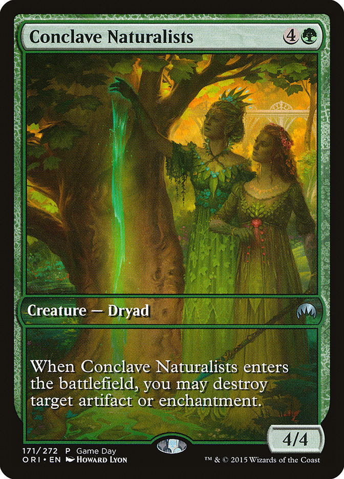 Conclave Naturalists (Game Day) [Magic Origins Promos] | Black Swamp Games