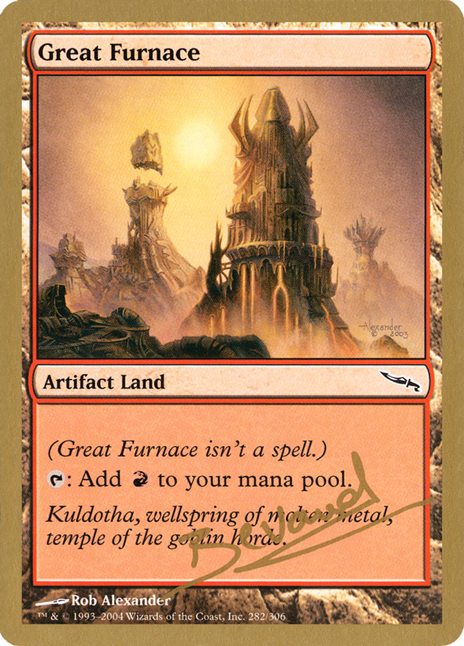 Great Furnace (Manuel Bevand) [World Championship Decks 2004] | Black Swamp Games