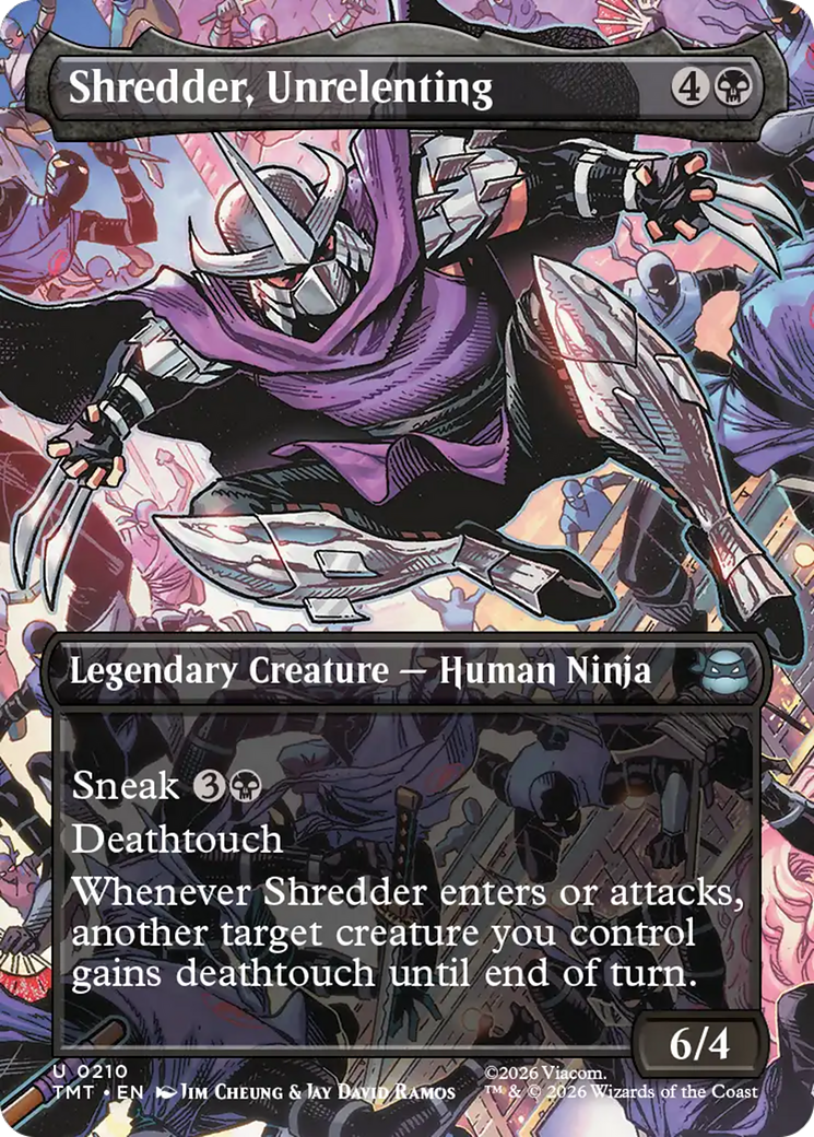 Shredder, Unrelenting (Borderless) [Teenage Mutant Ninja Turtles] | Black Swamp Games