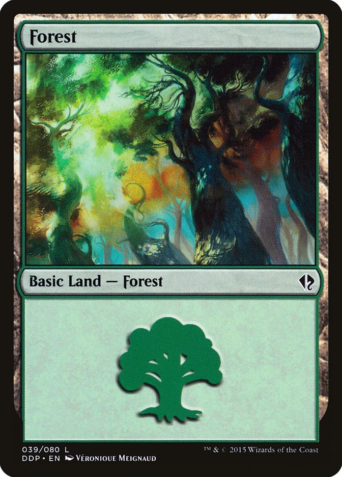 Forest (39) [Duel Decks: Zendikar vs. Eldrazi] | Black Swamp Games