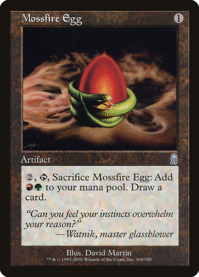 Mossfire Egg [Odyssey] | Black Swamp Games