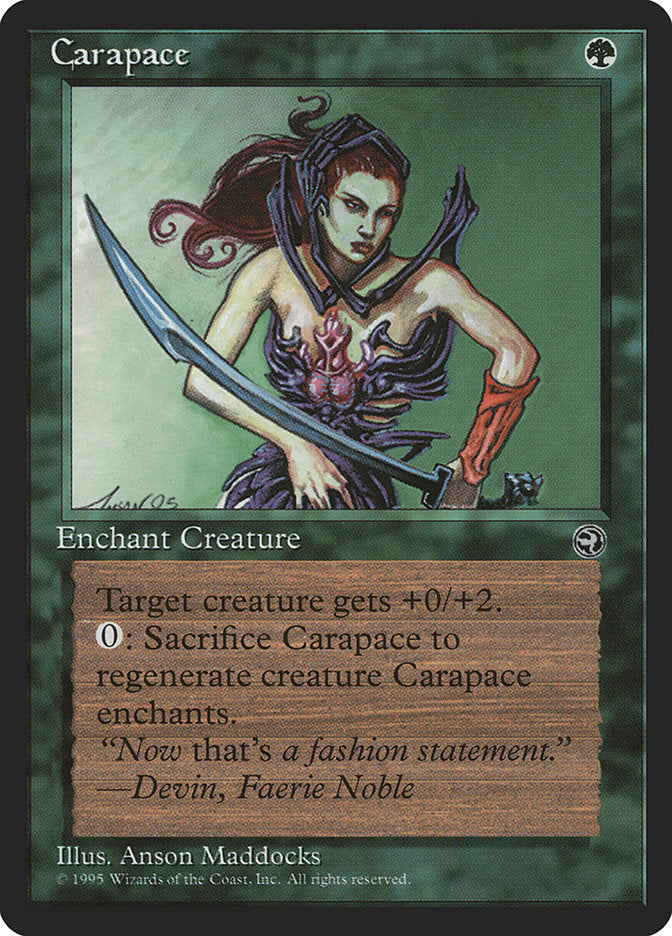 Carapace (Devin Flavor Text) [Homelands] | Black Swamp Games