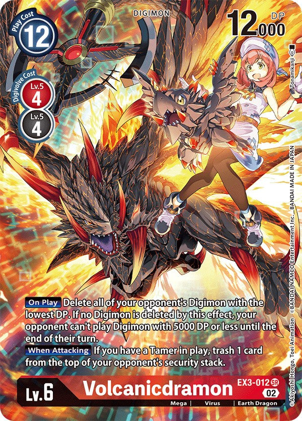 Volcanicdramon [EX3-012] (Alternate Art) [Draconic Roar] | Black Swamp Games