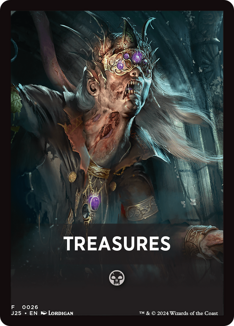 Treasures Theme Card [Foundations Jumpstart Front Cards] | Black Swamp Games