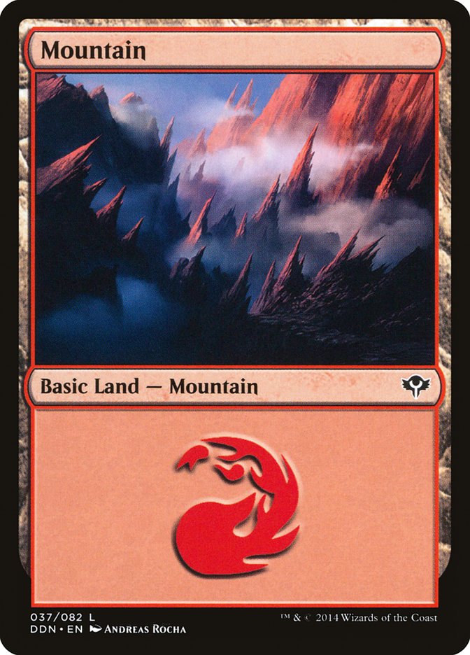 Mountain (37) [Duel Decks: Speed vs. Cunning] | Black Swamp Games